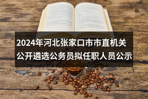 2024年河北张家口市市直机关公开遴选公务员拟任职人员公示 图片