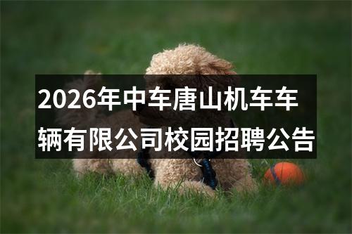 2026年中车唐山机车车辆有限公司校园招聘公告 图片