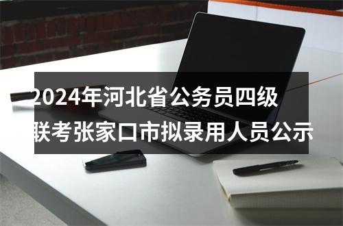 2024年河北省公务员四级联考张家口市拟录用人员公示 图片