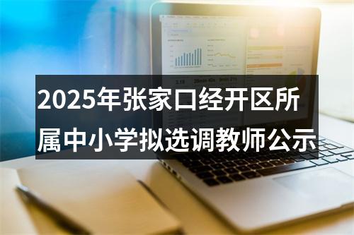 2025年张家口经开区所属中小学拟选调教师公示 图片