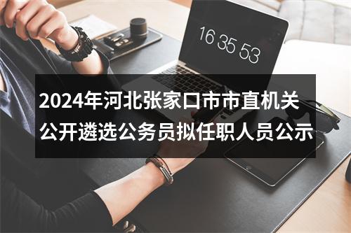 2024年河北张家口市市直机关公开遴选公务员拟任职人员公示 图片