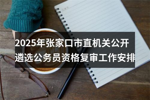 2025年张家口市直机关公开遴选公务员资格复审工作安排 图片